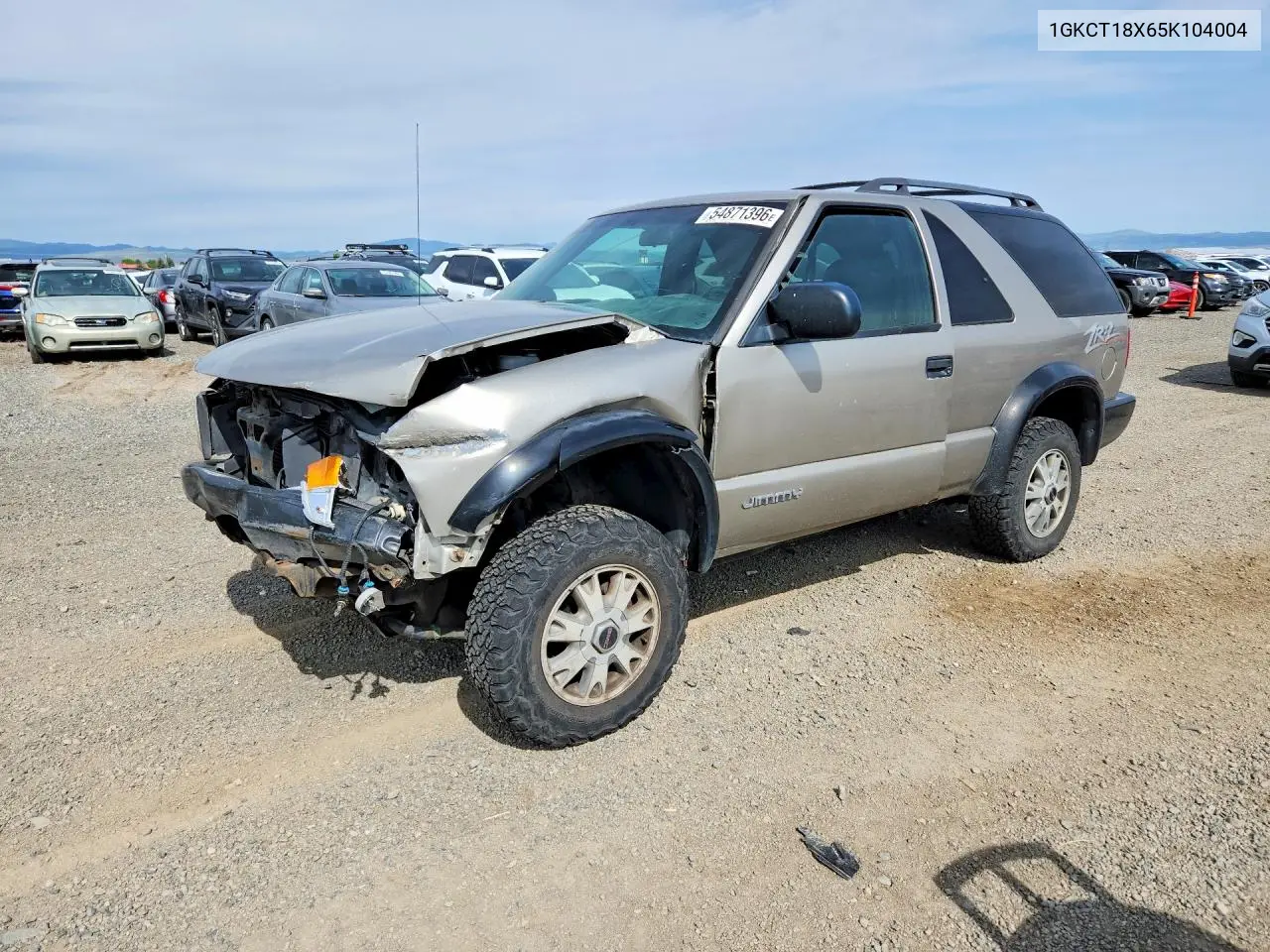 2005 GMC Jimmy 4X4 VIN: 1GKCT18X65K104004 Lot: 54871396