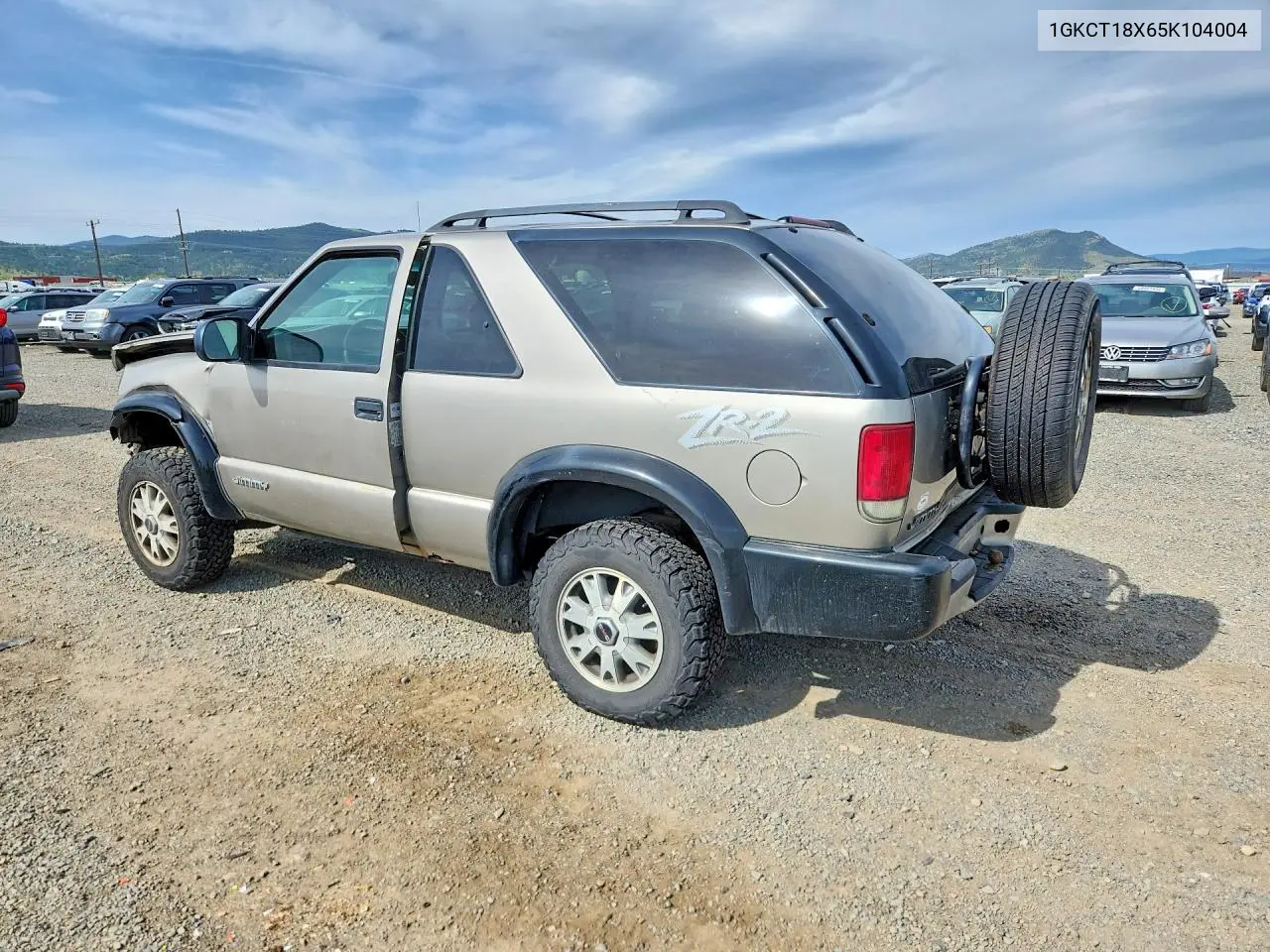 2005 GMC Jimmy 4X4 VIN: 1GKCT18X65K104004 Lot: 54871396