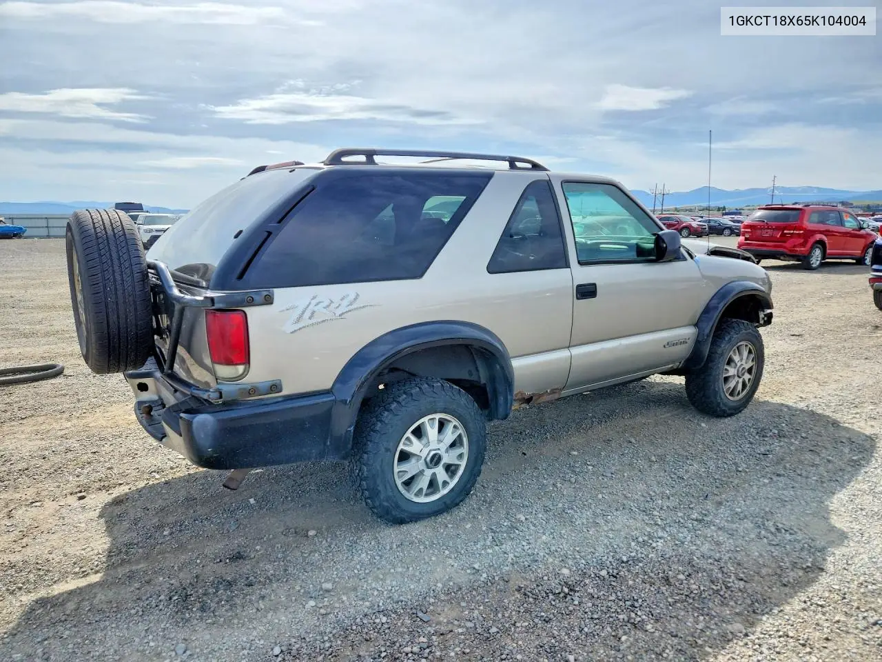 2005 GMC Jimmy 4X4 VIN: 1GKCT18X65K104004 Lot: 54871396
