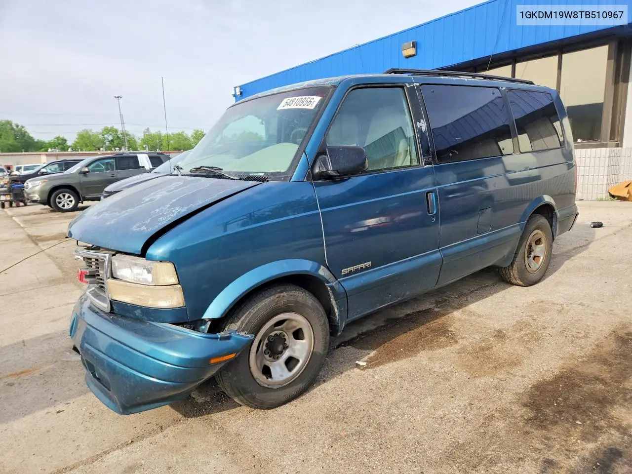 1996 GMC Safari Xt VIN: 1GKDM19W8TB510967 Lot: 54810956