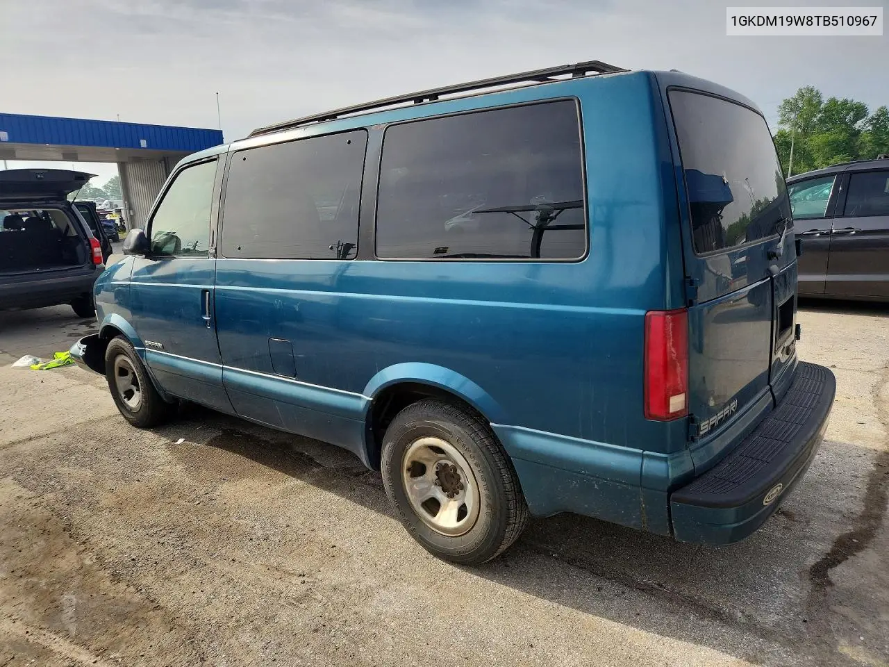 1996 GMC Safari Xt VIN: 1GKDM19W8TB510967 Lot: 54810956