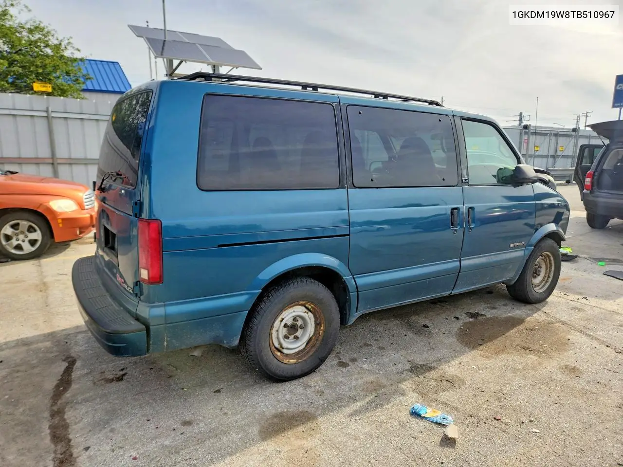 1996 GMC Safari Xt VIN: 1GKDM19W8TB510967 Lot: 54810956