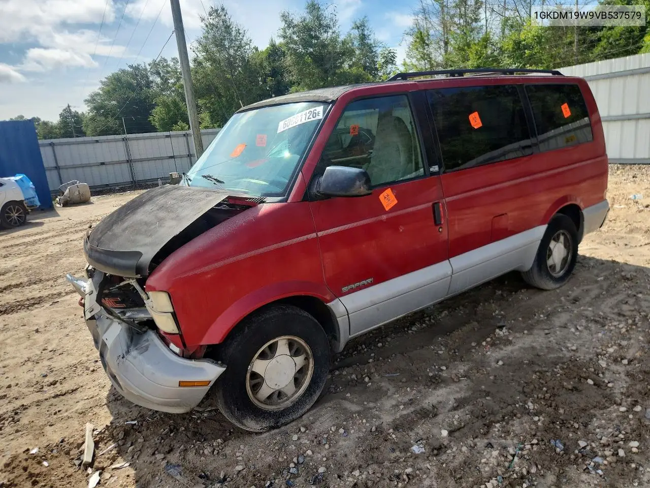 1997 GMC Safari Xt VIN: 1GKDM19W9VB537579 Lot: 60681126