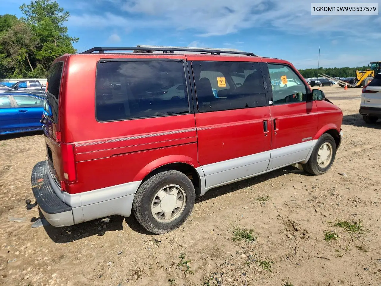 1997 GMC Safari Xt VIN: 1GKDM19W9VB537579 Lot: 60681126