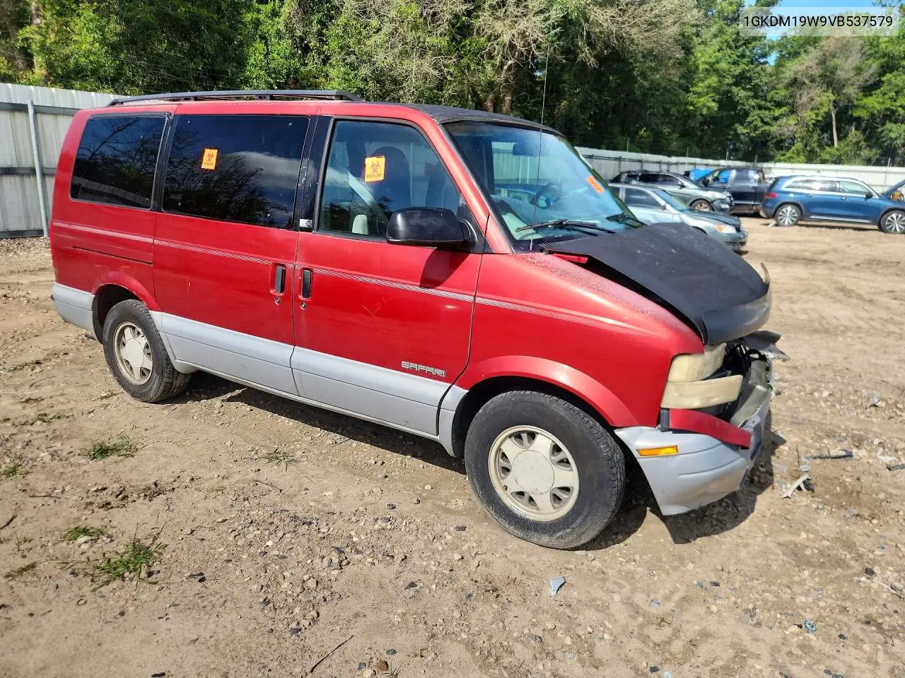 1997 GMC Safari Xt VIN: 1GKDM19W9VB537579 Lot: 60681126