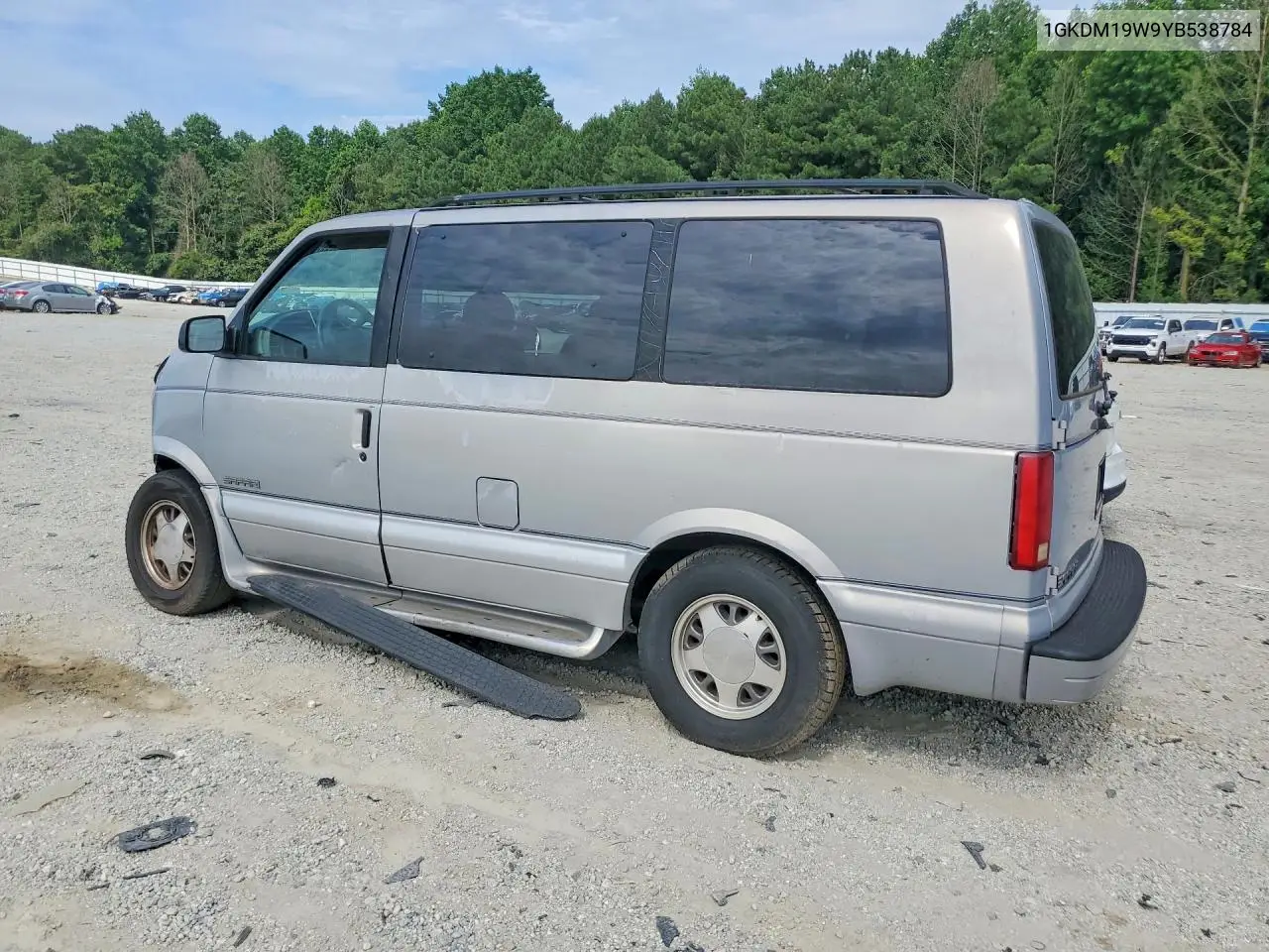 2000 GMC Safari Xt VIN: 1GKDM19W9YB538784 Lot: 59826286