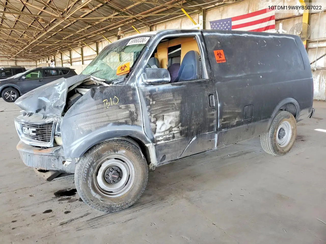 2000 GMC Safari Xt VIN: 1GTDM19W8YB507022 Lot: 59968336