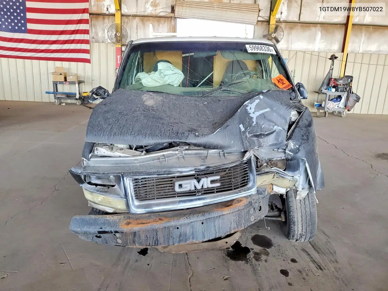 2000 GMC Safari Xt VIN: 1GTDM19W8YB507022 Lot: 59968336