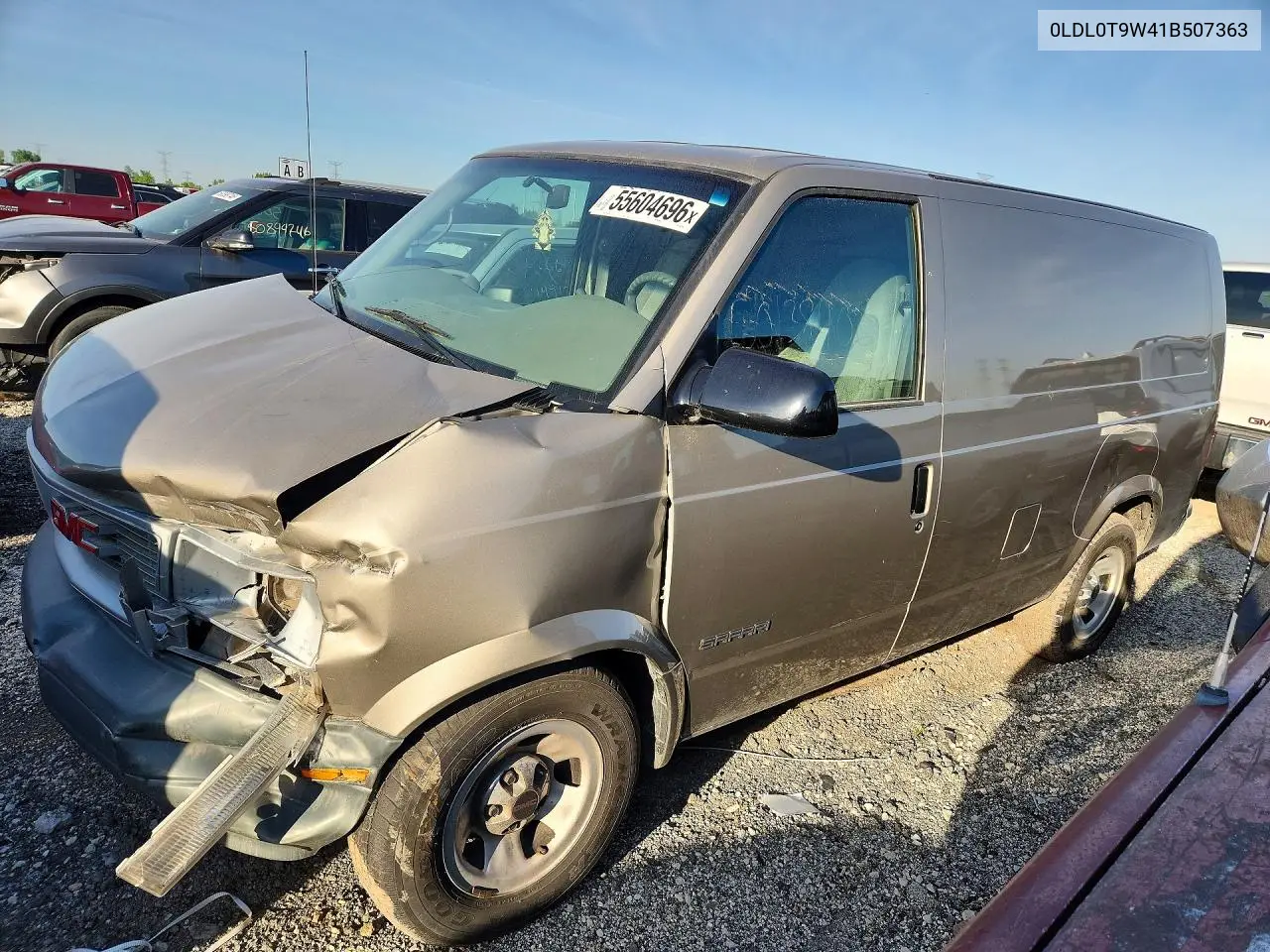 2001 GMC Safari Xt VIN: 1GTDM19W41B507363 Lot: 55604696