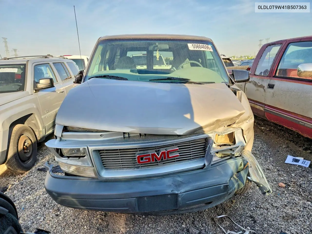 2001 GMC Safari Xt VIN: 1GTDM19W41B507363 Lot: 55604696