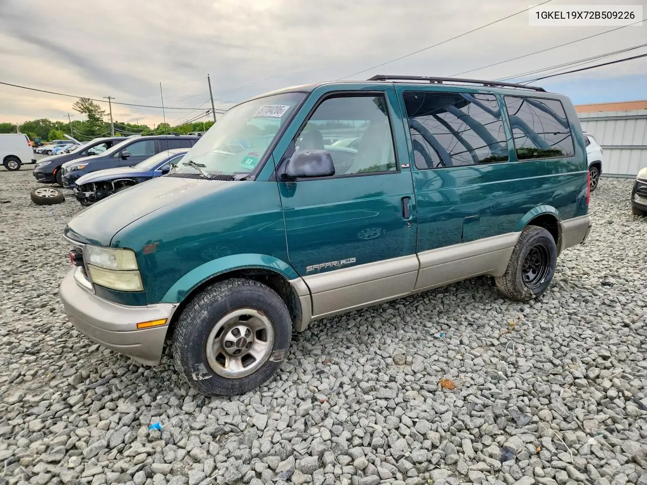 2002 GMC Safari Xt VIN: 1GKEL19X72B509226 Lot: 57704206