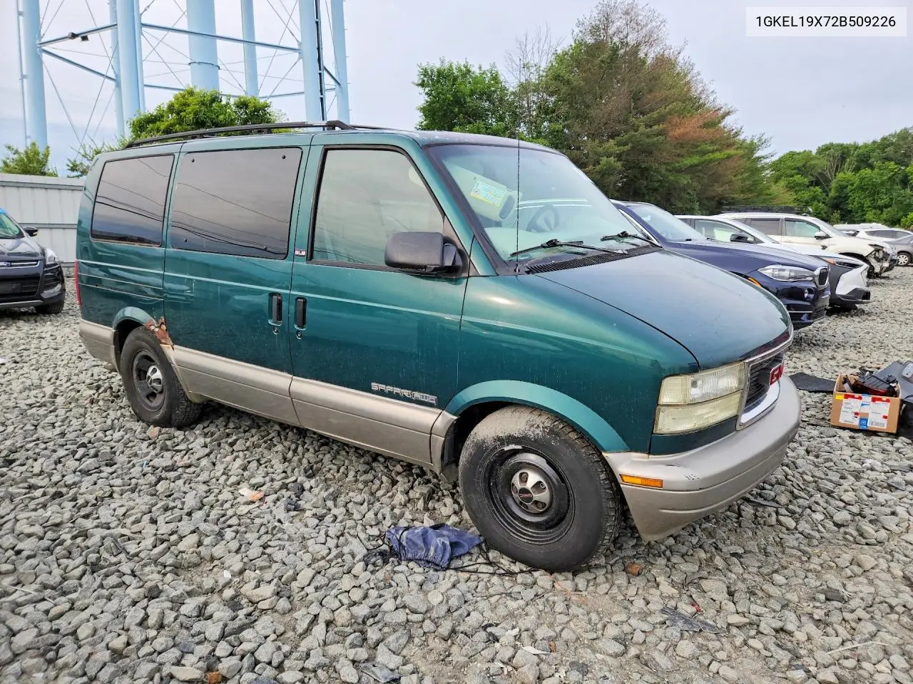 2002 GMC Safari Xt VIN: 1GKEL19X72B509226 Lot: 57704206