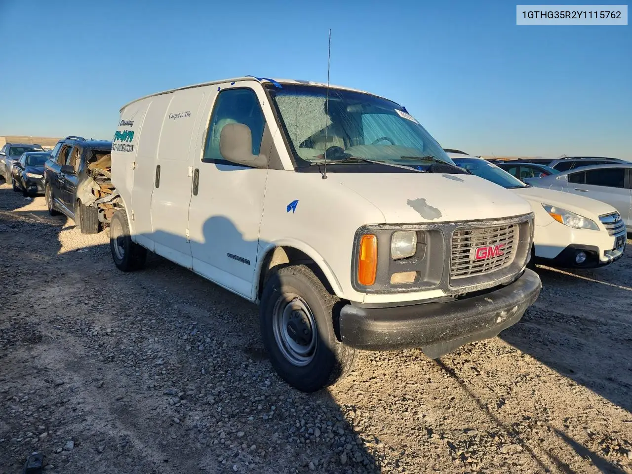 1GTHG35R2Y1115762 2000 GMC Savana G3500