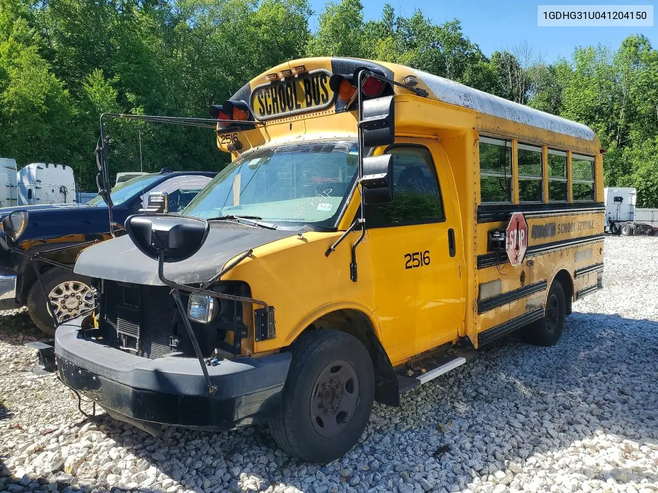 2004 GMC Savana Cutaway G3500 VIN: 1GDHG31U041204150 Lot: 55565506