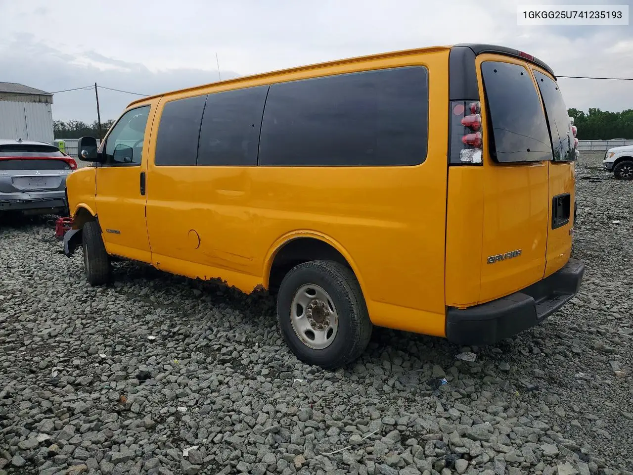2004 GMC Savana G2500 VIN: 1GKGG25U741235193 Lot: 58887126