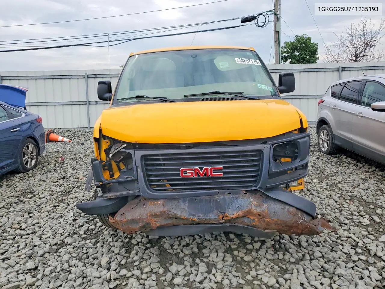 2004 GMC Savana G2500 VIN: 1GKGG25U741235193 Lot: 58887126