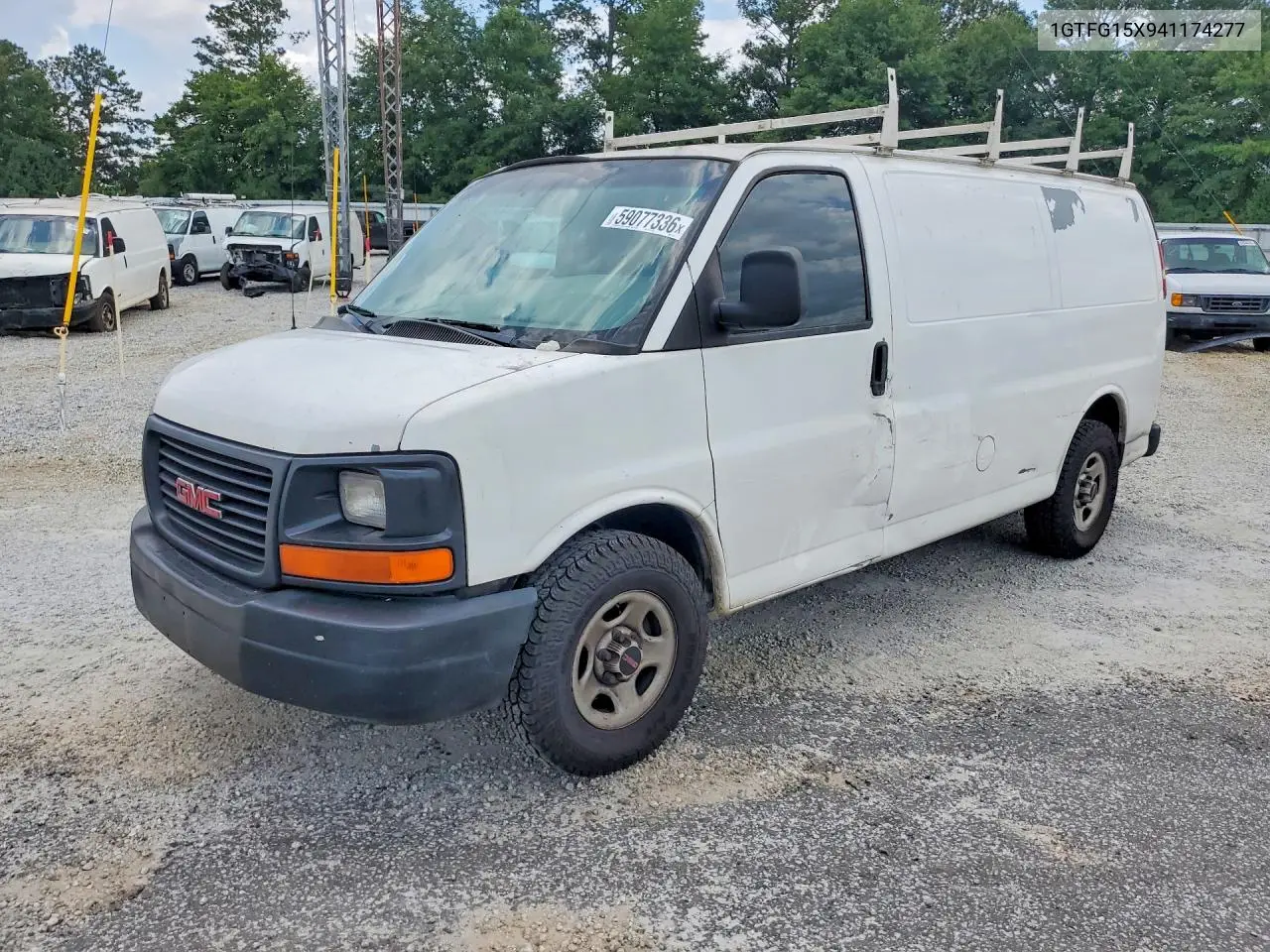 2004 GMC Savana G1500 VIN: 1GTFG15X941174277 Lot: 59077336