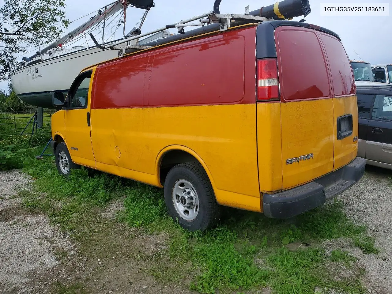 2005 GMC Savana G3500 VIN: 1GTHG35V251183651 Lot: 52514526