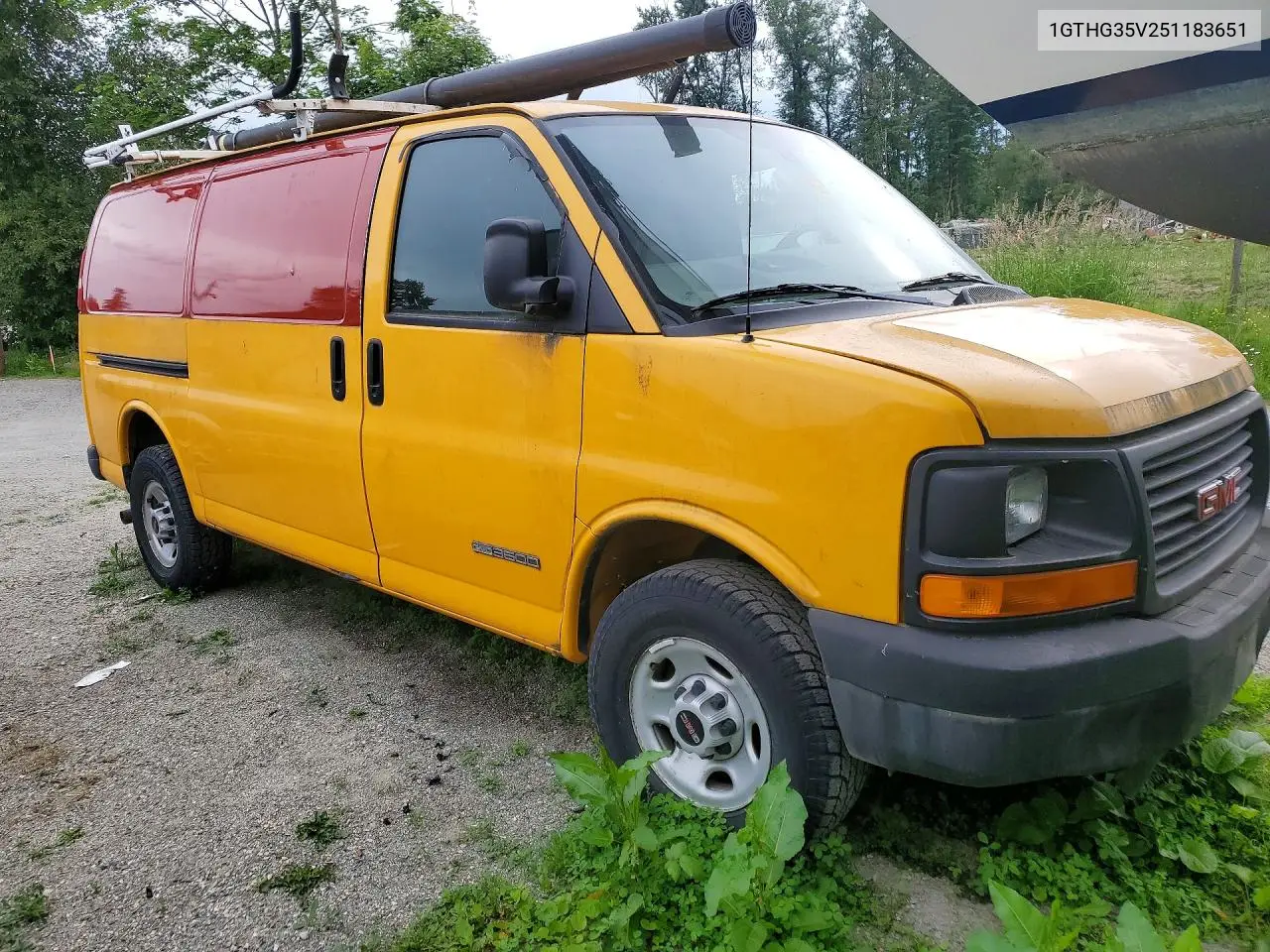 2005 GMC Savana G3500 VIN: 1GTHG35V251183651 Lot: 52514526