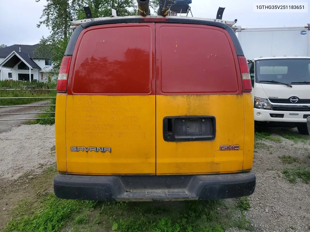 2005 GMC Savana G3500 VIN: 1GTHG35V251183651 Lot: 52514526