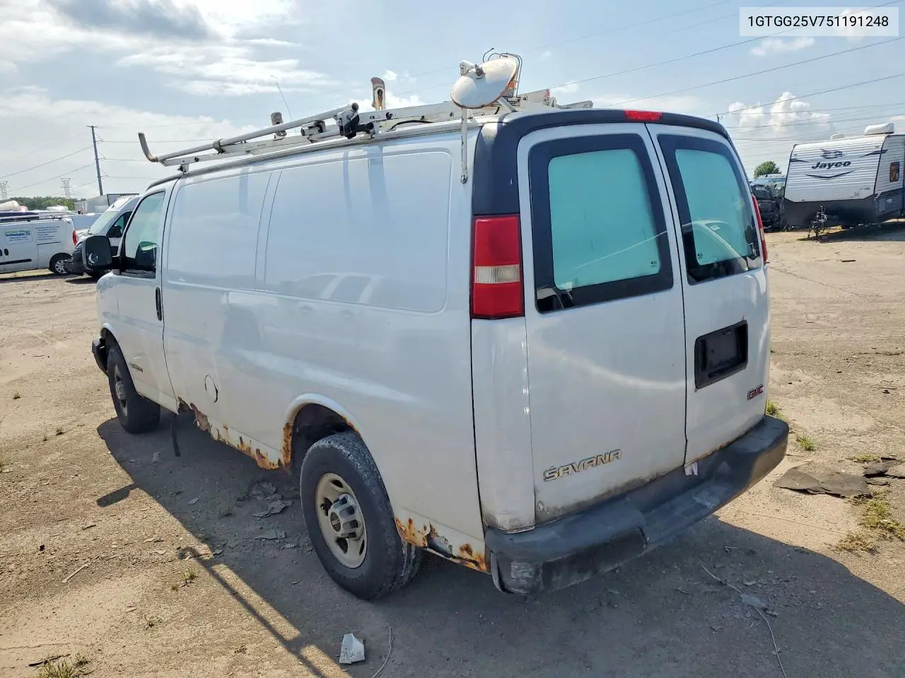 2005 GMC Savana G2500 VIN: 1GTGG25V751191248 Lot: 60015236