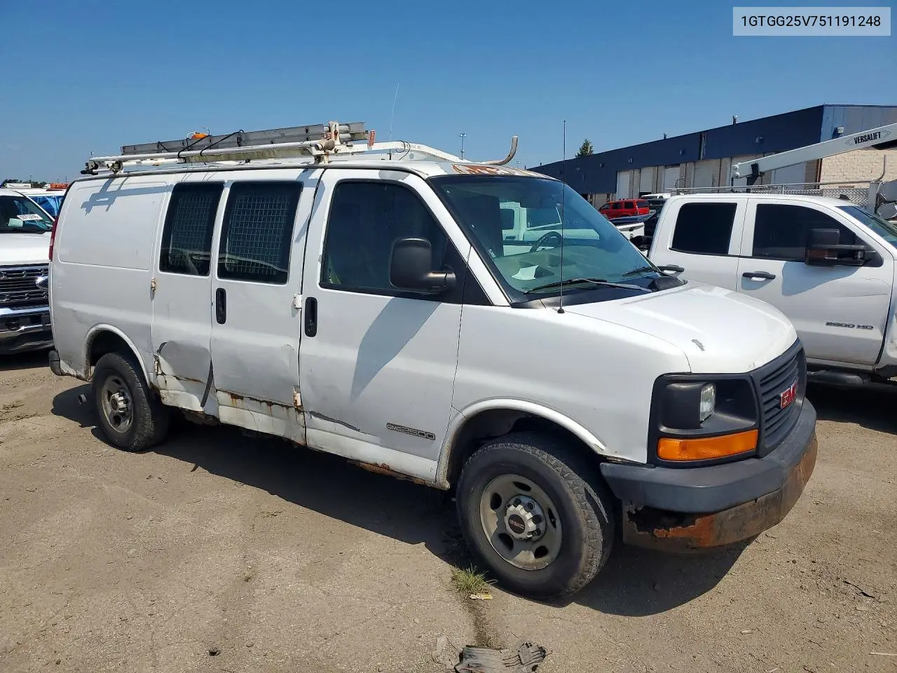 2005 GMC Savana G2500 VIN: 1GTGG25V751191248 Lot: 60015236