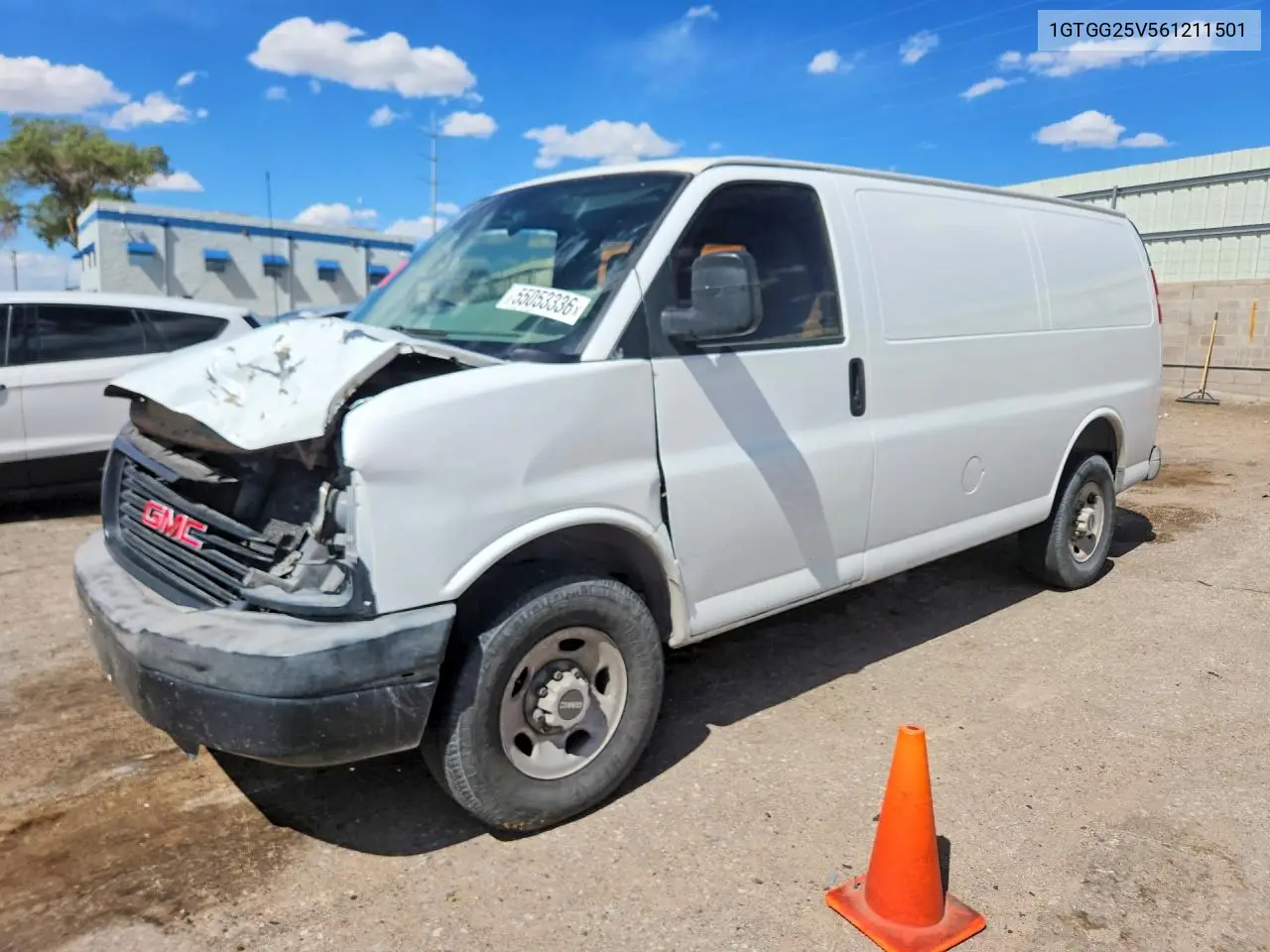 2006 GMC Savana G2500 VIN: 1GTGG25V561211501 Lot: 55053336