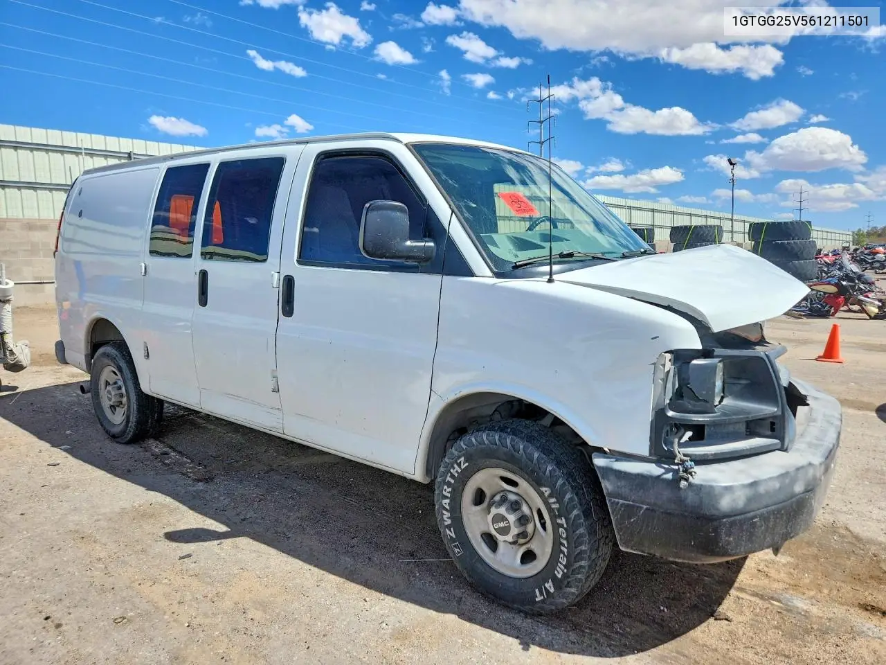 2006 GMC Savana G2500 VIN: 1GTGG25V561211501 Lot: 55053336