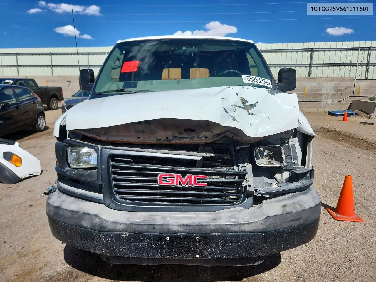 2006 GMC Savana G2500 VIN: 1GTGG25V561211501 Lot: 55053336