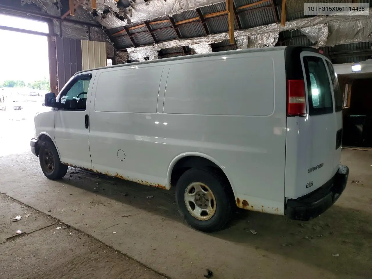 2006 GMC Savana 1500 Delivery Van VIN: 1GTFG15X061114438 Lot: 60588966