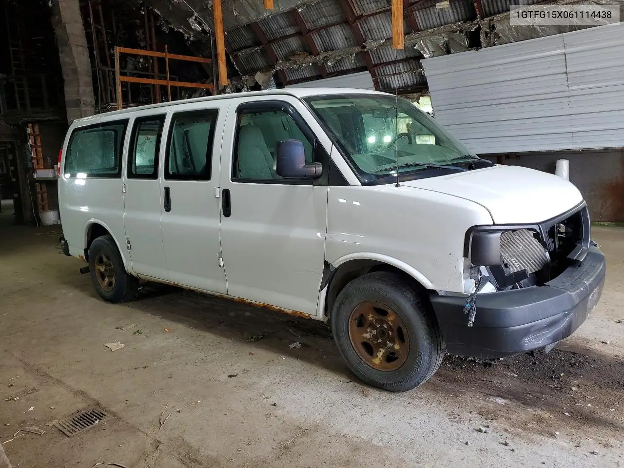 2006 GMC Savana 1500 Delivery Van VIN: 1GTFG15X061114438 Lot: 60588966
