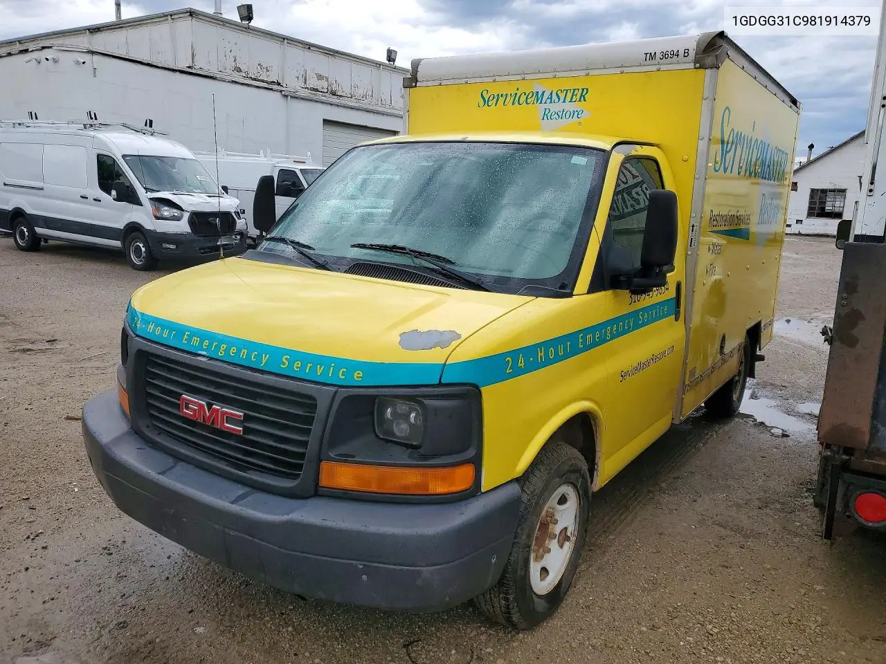 2008 GMC Savana Box Truck VIN: 1GDGG31C981914379 Lot: 57957176
