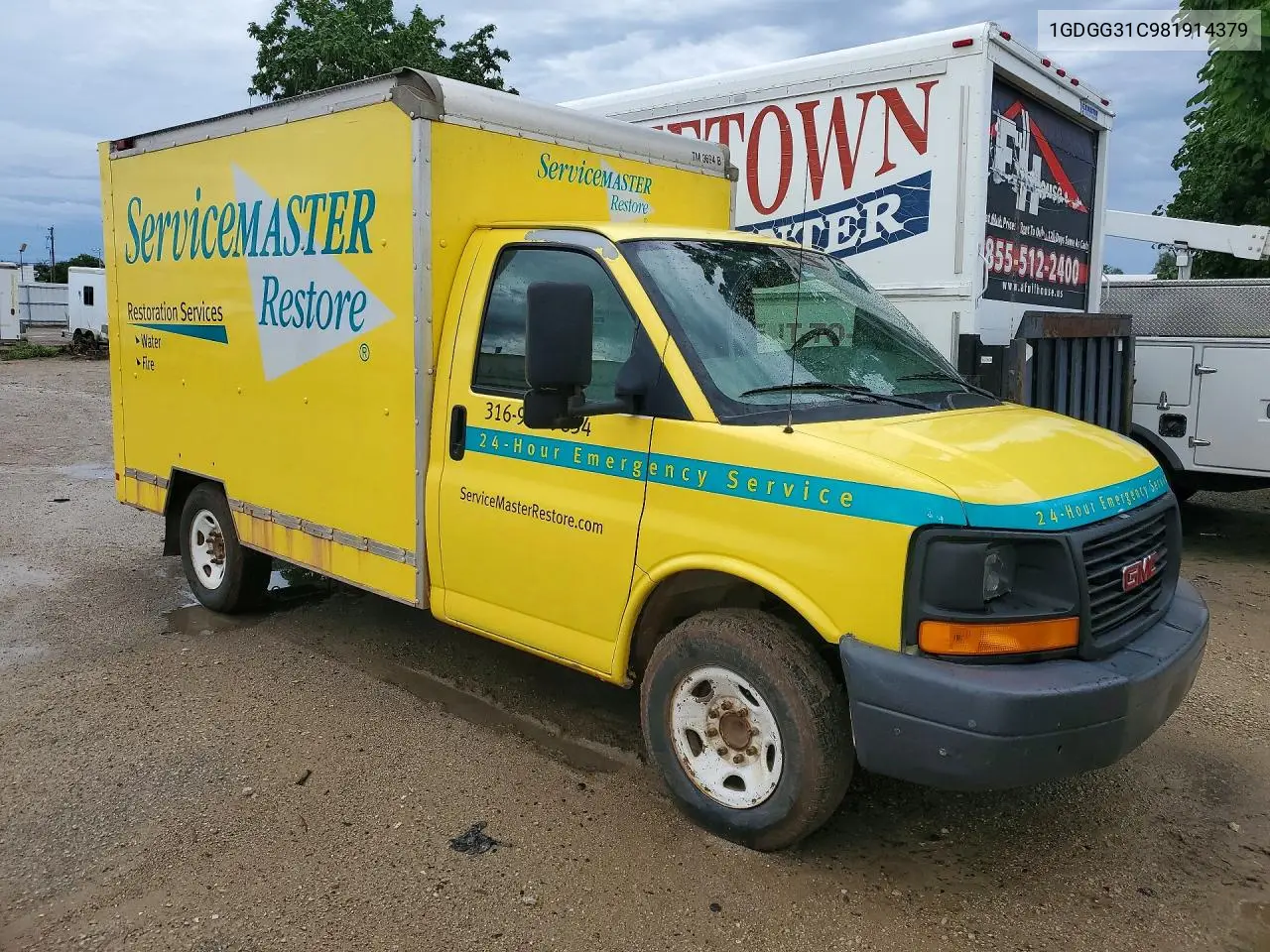 2008 GMC Savana Box Truck VIN: 1GDGG31C981914379 Lot: 57957176