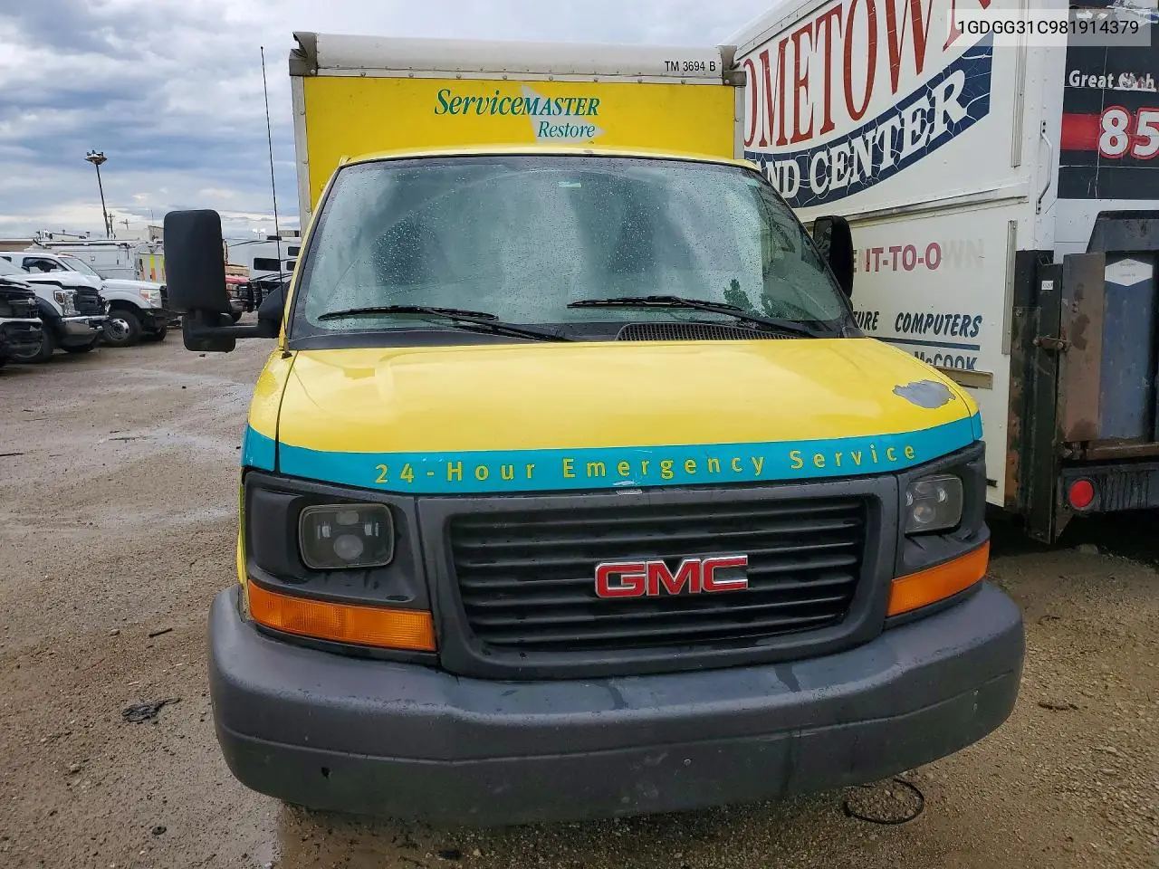 2008 GMC Savana Box Truck VIN: 1GDGG31C981914379 Lot: 57957176
