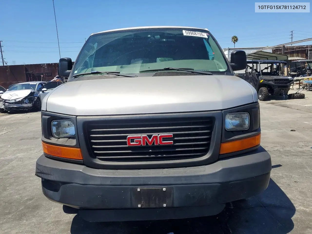 2008 GMC Savana G1500 VIN: 1GTFG15X781124712 Lot: 59908726