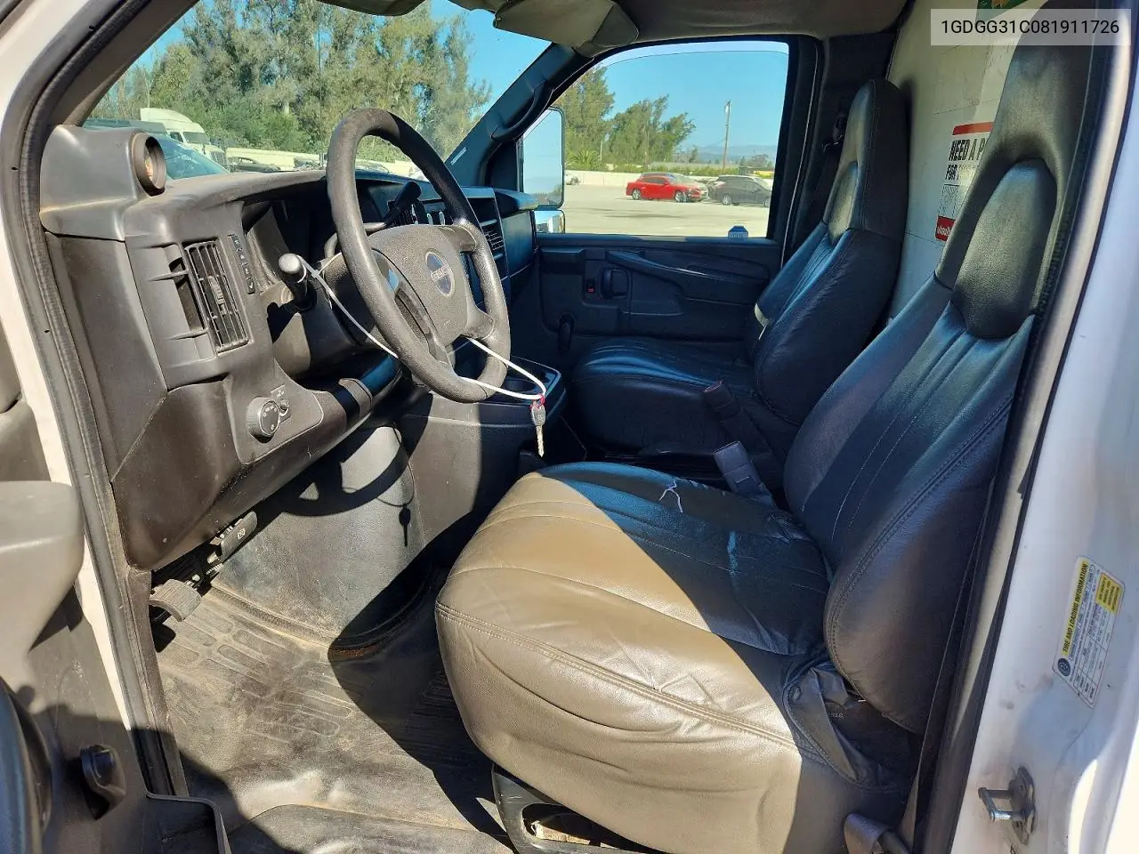 2008 GMC Savana Cutaway G3500 VIN: 1GDGG31C081911726 Lot: 60244446