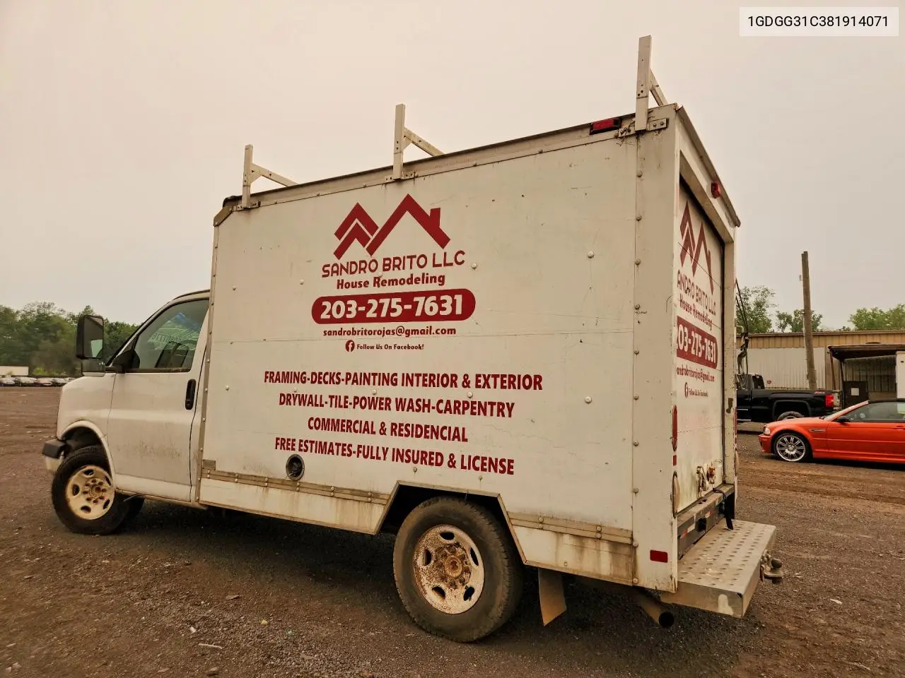 2008 GMC Savana Cutaway G3500 VIN: 1GDGG31C381914071 Lot: 60807776