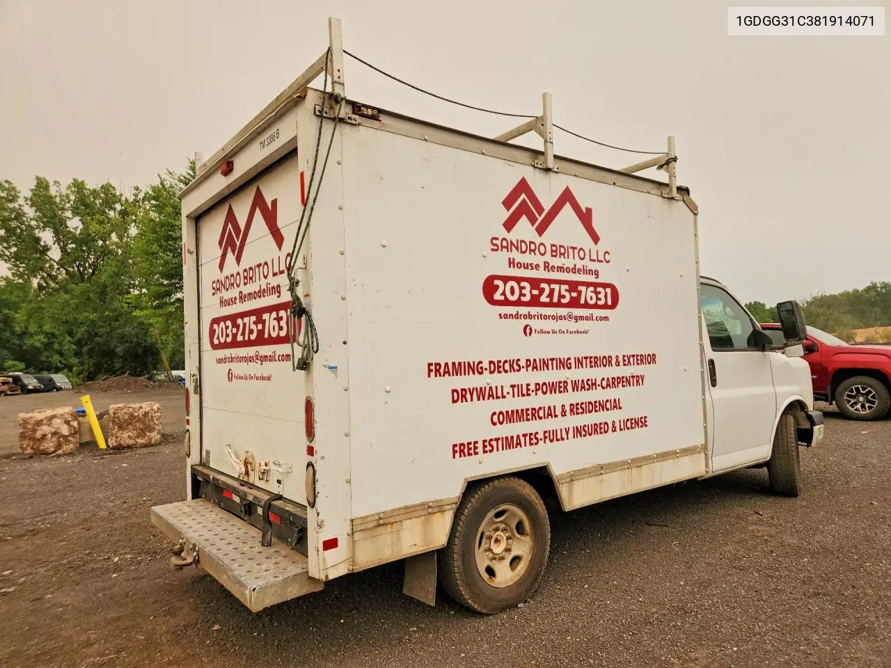 2008 GMC Savana Cutaway G3500 VIN: 1GDGG31C381914071 Lot: 60807776