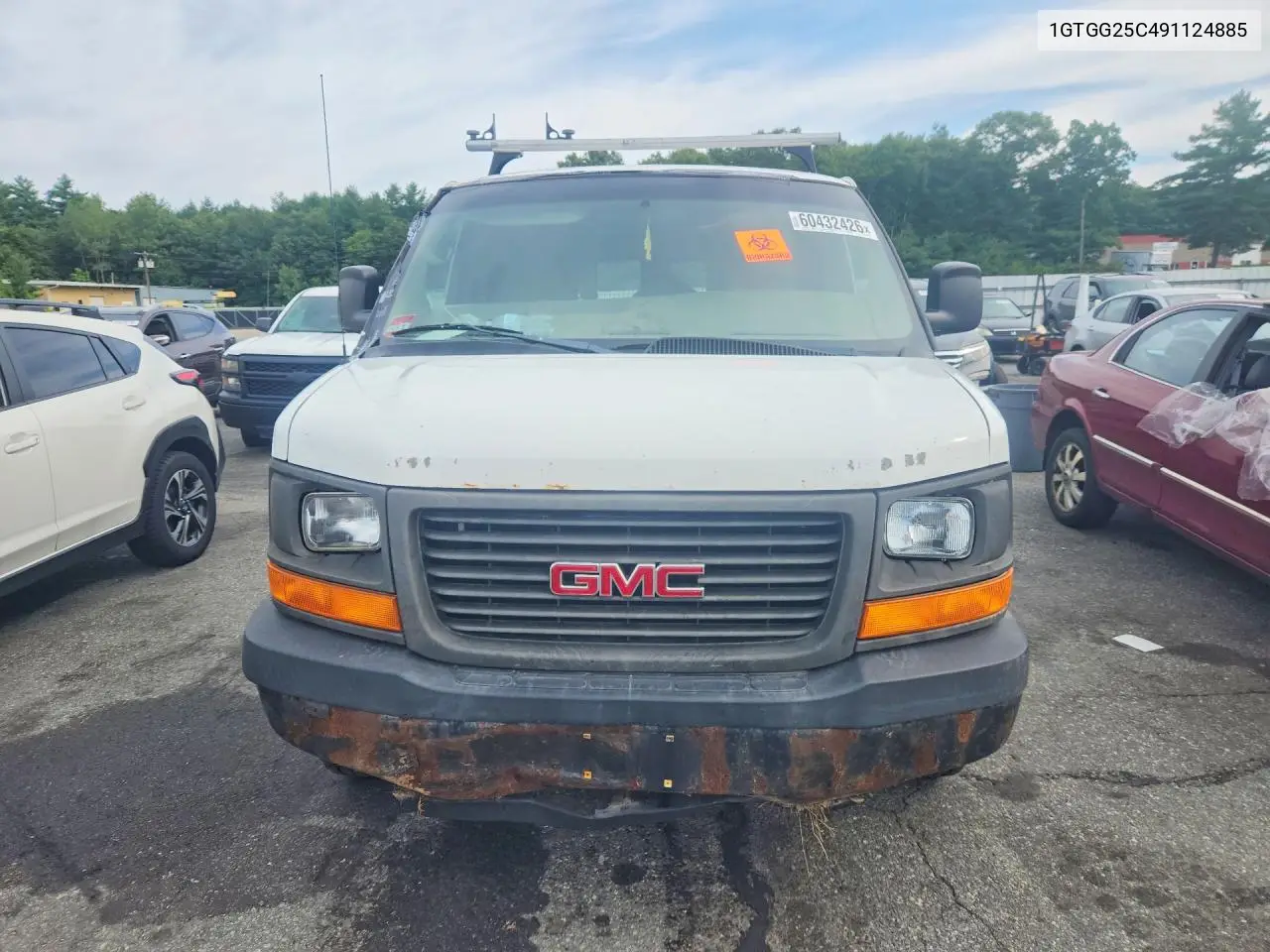 2009 GMC Savana G2500 VIN: 1GTGG25C491124885 Lot: 60432426