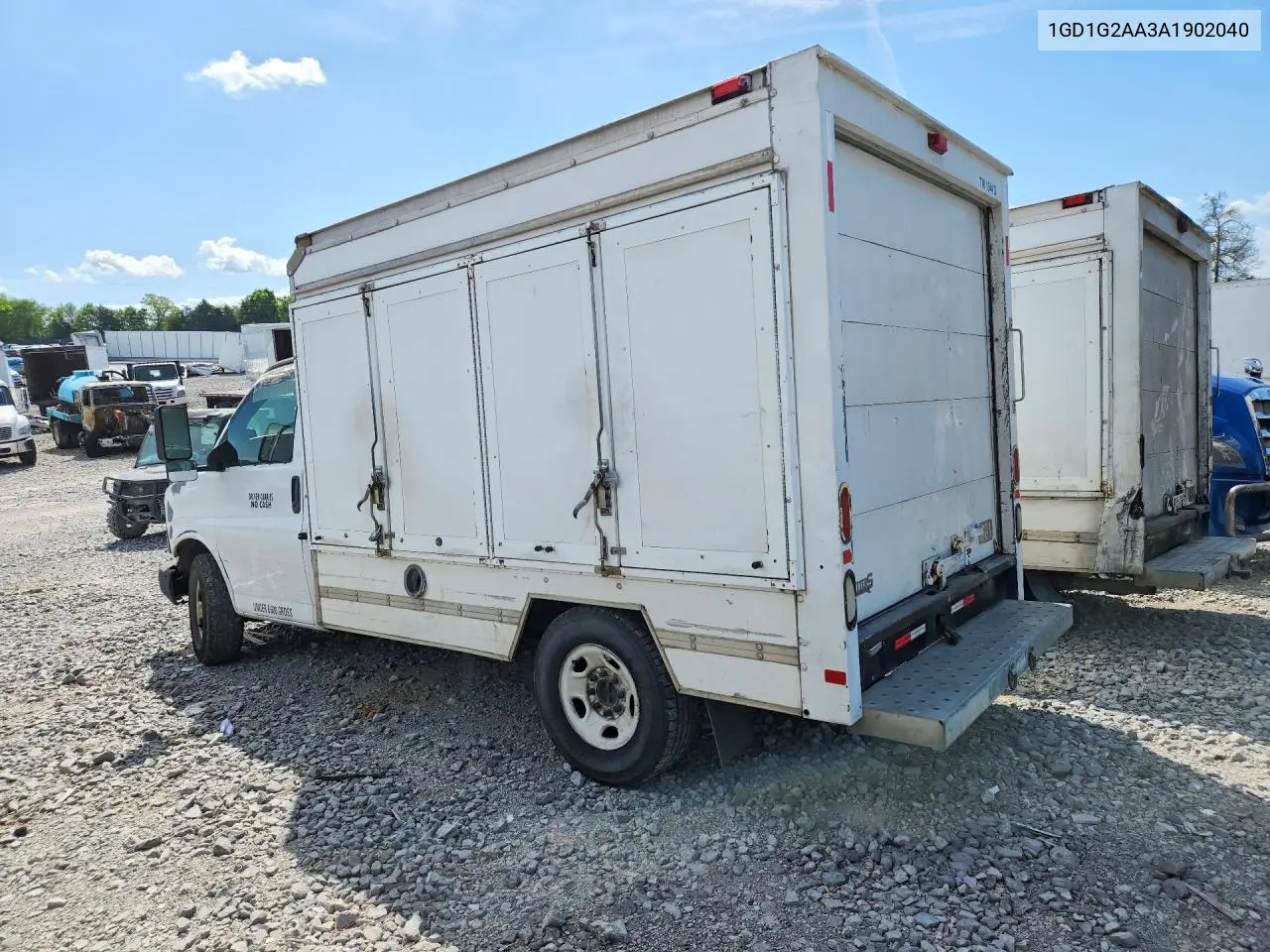 2010 GMC Savana Box Truck VIN: 1GD1G2AA3A1902040 Lot: 49449696