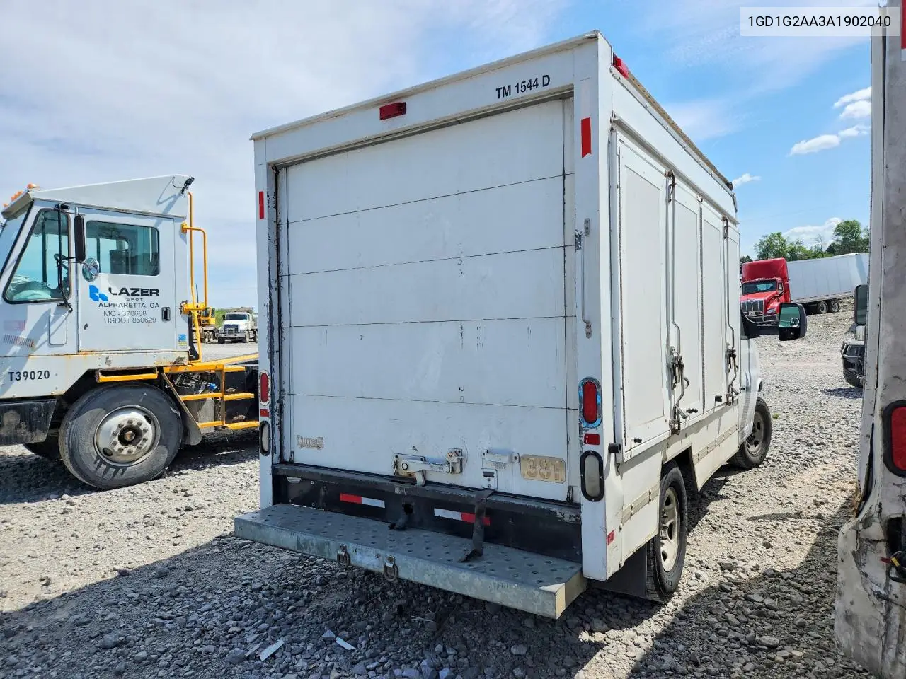 2010 GMC Savana Box Truck VIN: 1GD1G2AA3A1902040 Lot: 49449696