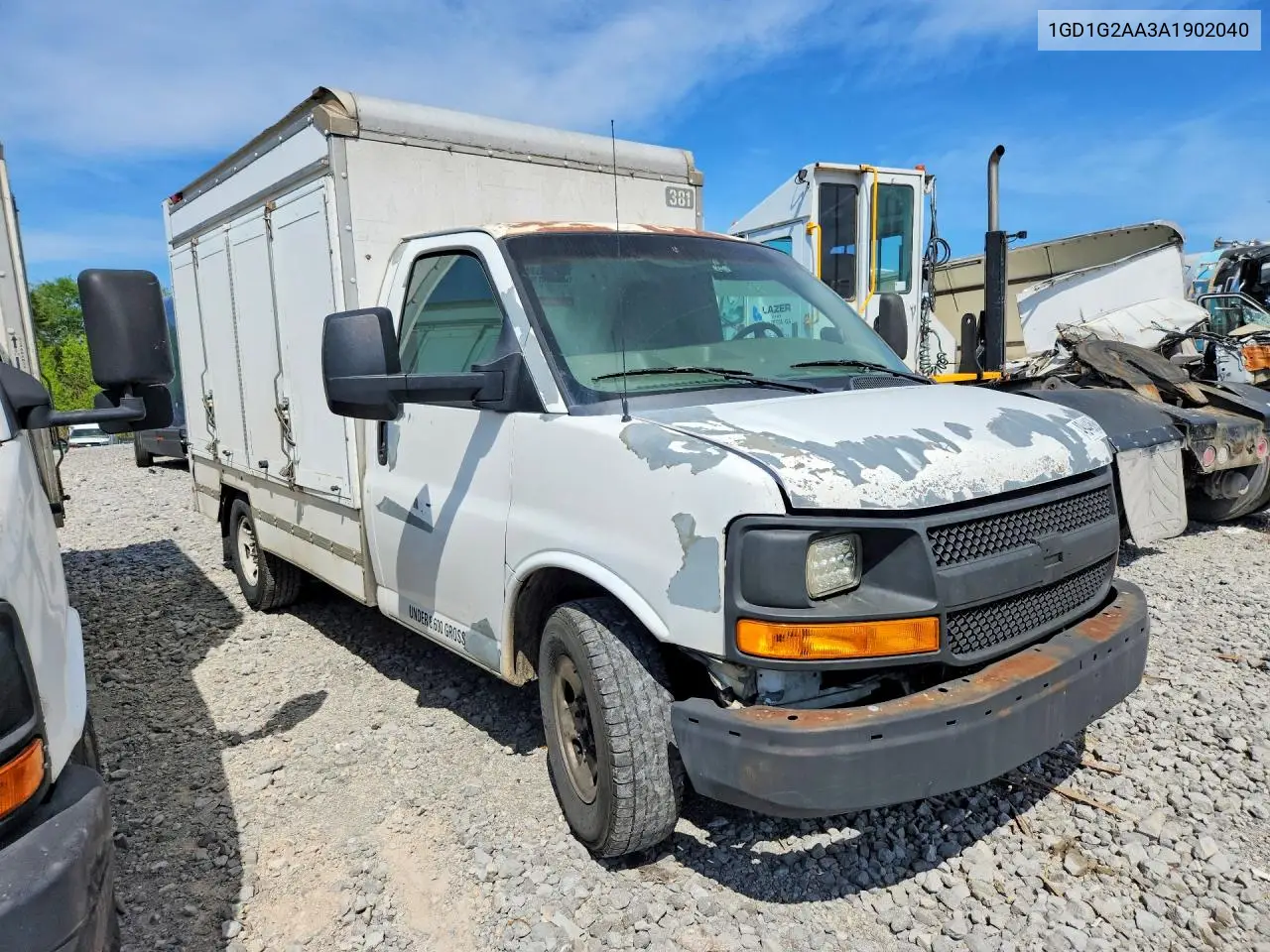 2010 GMC Savana Box Truck VIN: 1GD1G2AA3A1902040 Lot: 49449696