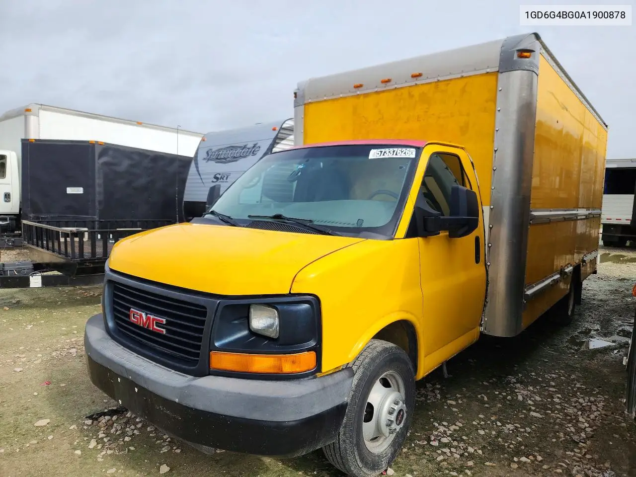 2010 GMC Savana Box Truck VIN: 1GD6G4BG0A1900878 Lot: 57337626