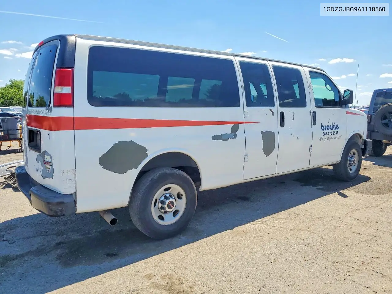 2010 GMC Savana G2500 Paratransit VIN: 1GDZGJBG9A1118560 Lot: 57757466