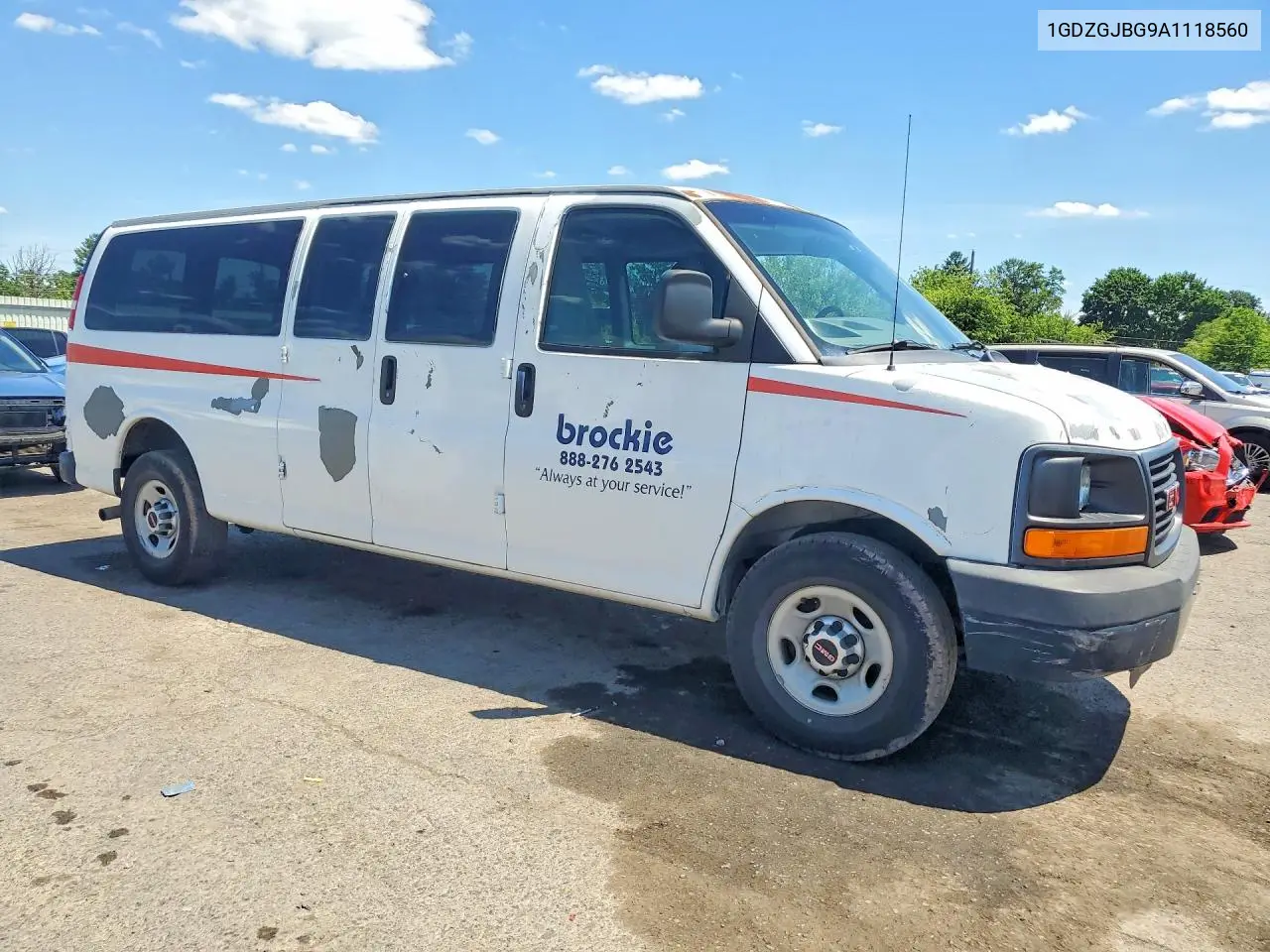 2010 GMC Savana G2500 Paratransit VIN: 1GDZGJBG9A1118560 Lot: 57757466