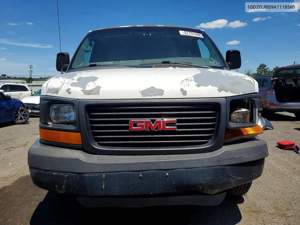 2010 GMC Savana G2500 Paratransit VIN: 1GDZGJBG9A1118560 Lot: 57757466