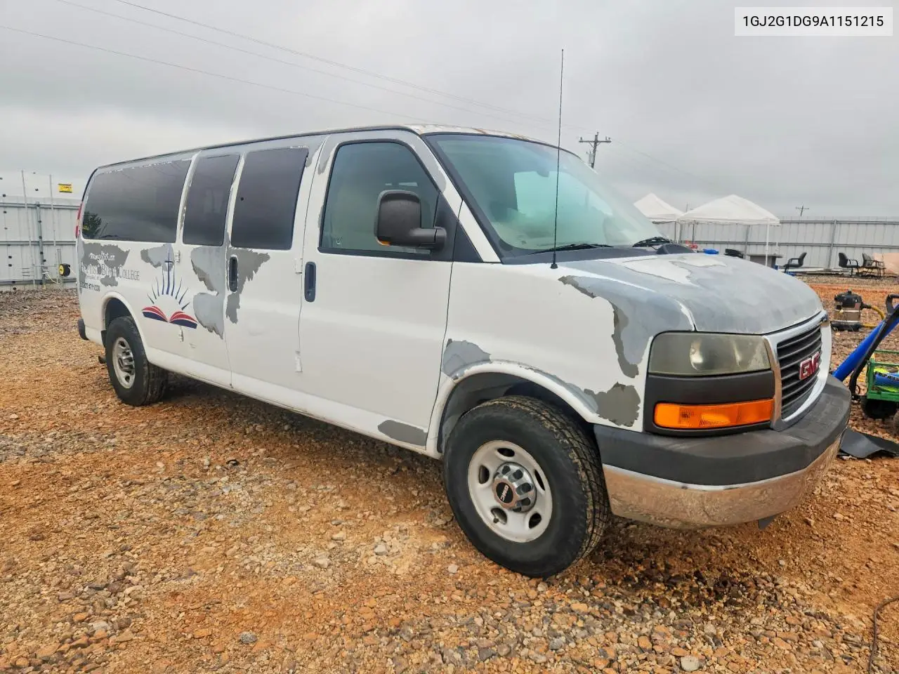 2010 GMC Savana G3500 Lt VIN: 1GJ2G1DG9A1151215 Lot: 58360026
