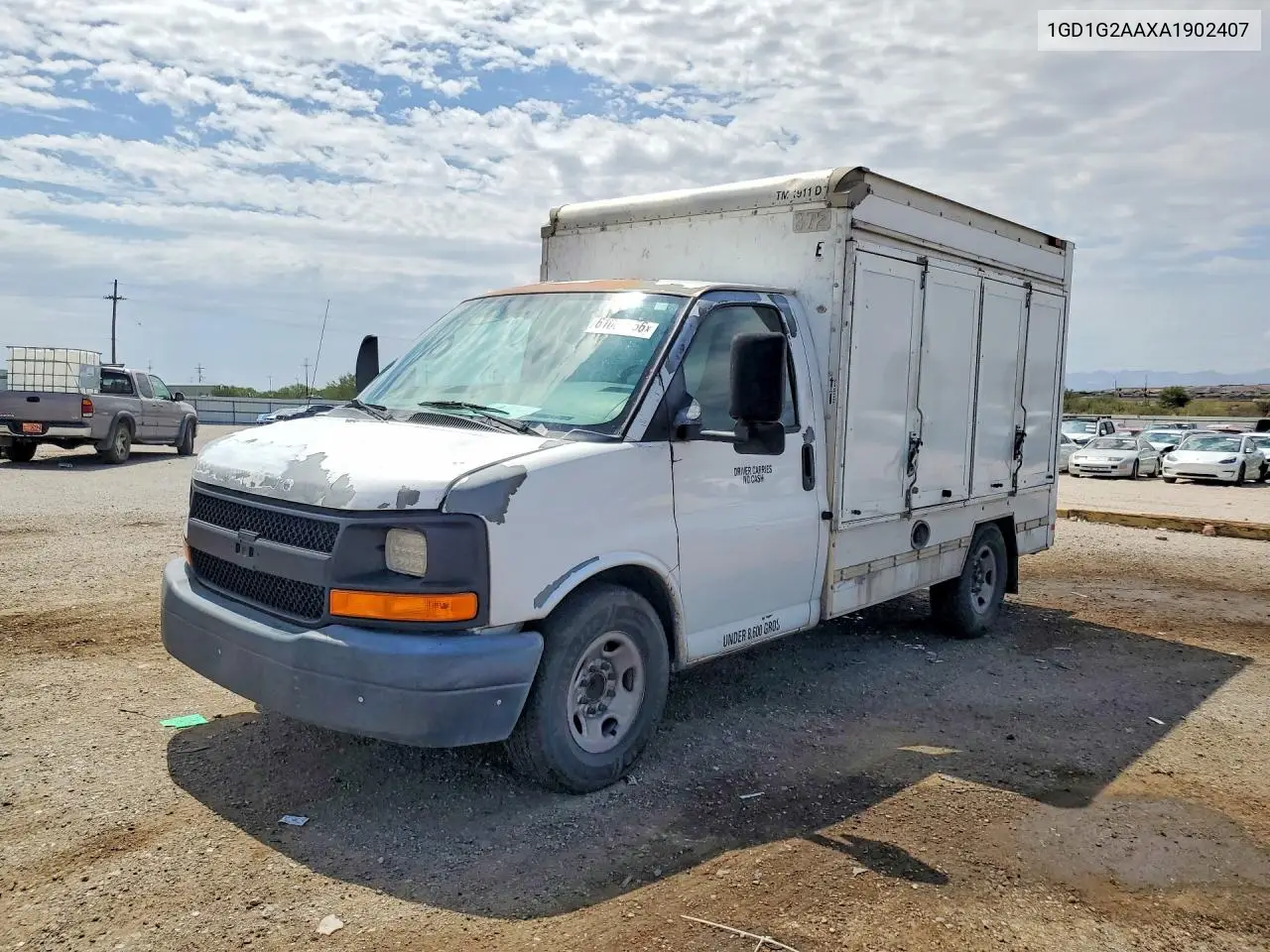 2010 GMC Savana Cutaway G3500 VIN: 1GD1G2AAXA1902407 Lot: 61009856