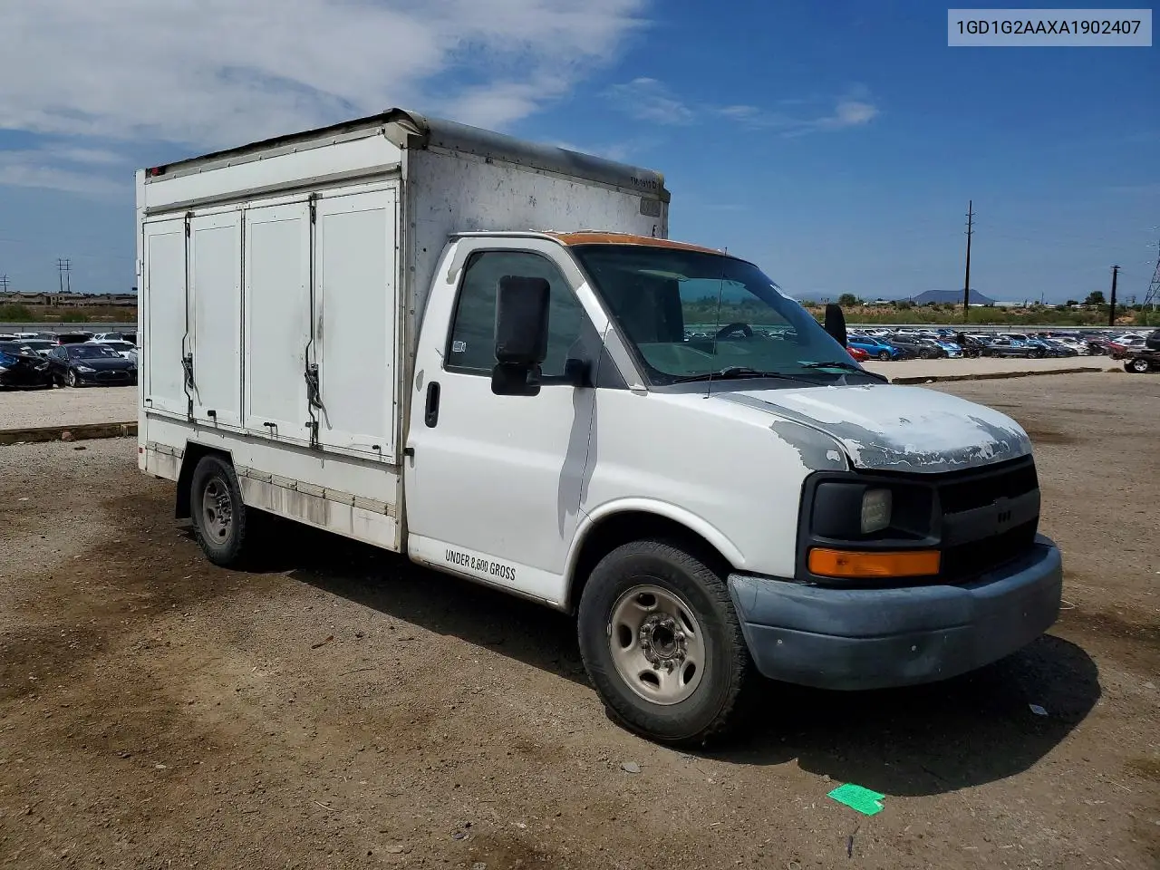 2010 GMC Savana Cutaway G3500 VIN: 1GD1G2AAXA1902407 Lot: 61009856