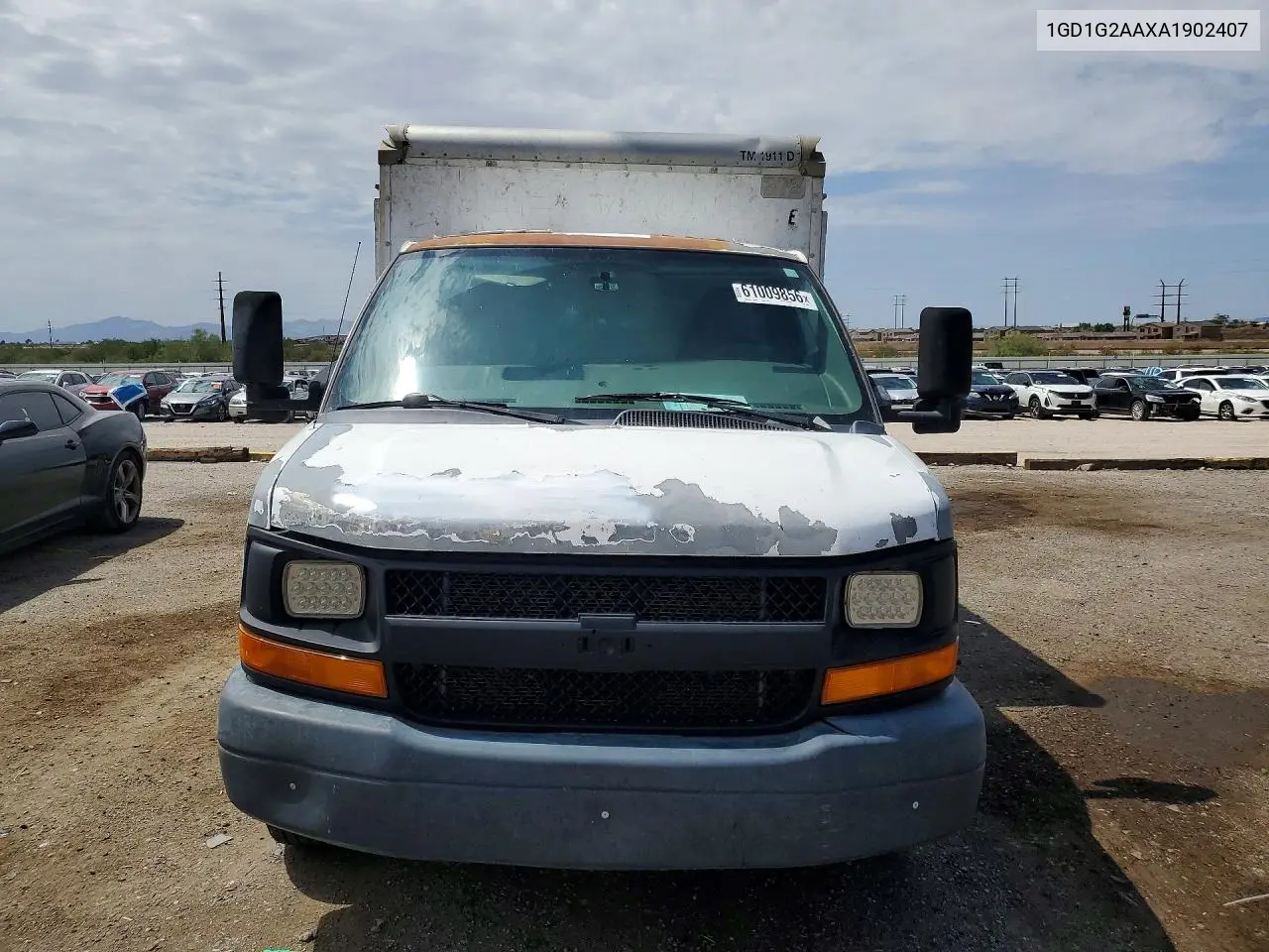 2010 GMC Savana Cutaway G3500 VIN: 1GD1G2AAXA1902407 Lot: 61009856